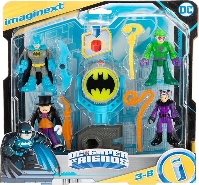 Imaginext DC Super Friends Batman Toys Bat-Tech Bat-Signal Multipack