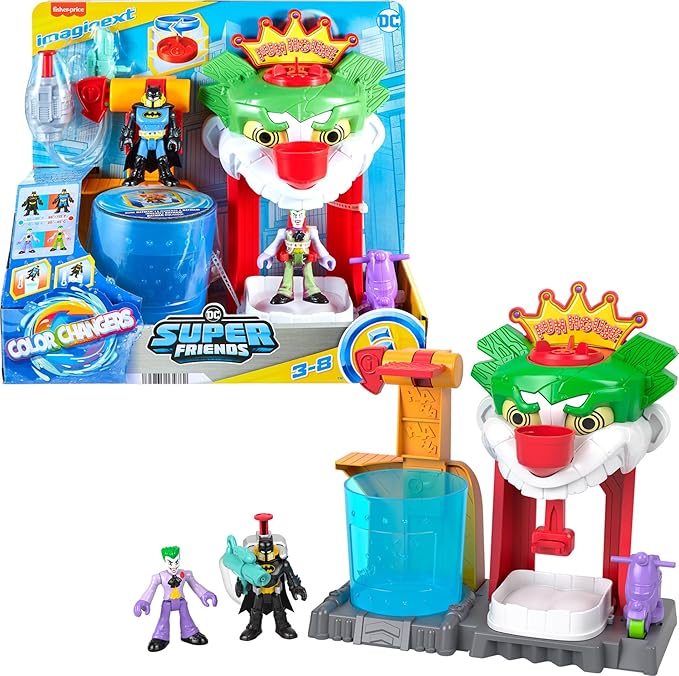 Imaginext DC Super Friends Joker Funhouse Colour Changing Playset