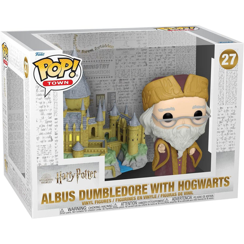 Funko POP! Town Harry Potter Anniversary - Dumbledore with Hogwarts