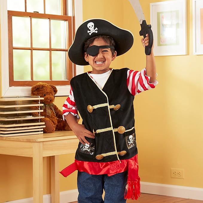 Melissa & Doug Pirate Role Play Costume Set