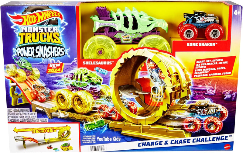 Hot Wheels Monster Trucks Charge & Chase Challenge