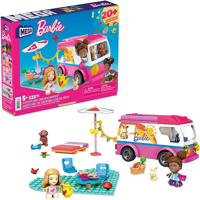 Mega Construx Barbie Dream Camper 123pc Construction Set