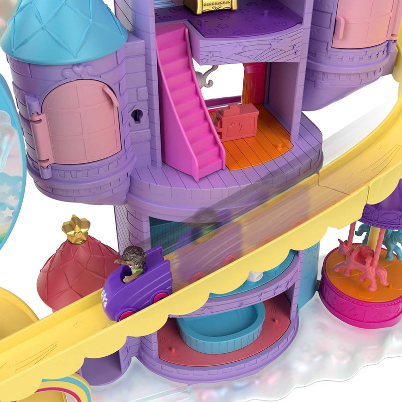 Polly Pocket Rainbow Funland Theme Park Playset