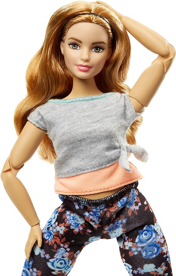 Barbie Made to Move Doll - Grey Shirt