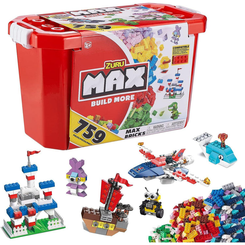 ZURU Max Build More: Building Bricks Value Set 759 Pieces