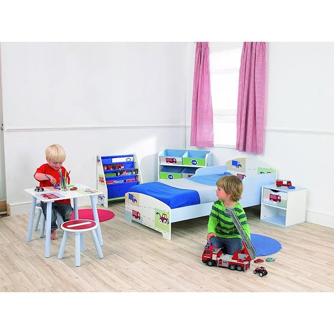 Kids Vehicles Bookcase Storage Unit