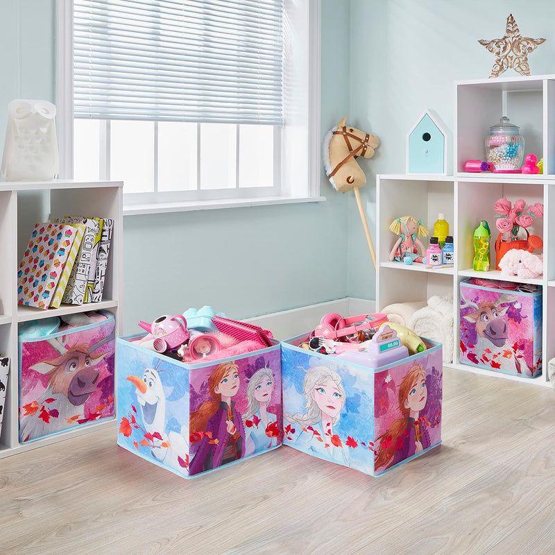 Hello Home Disney Frozen Kids Cube Toy Storage Boxes