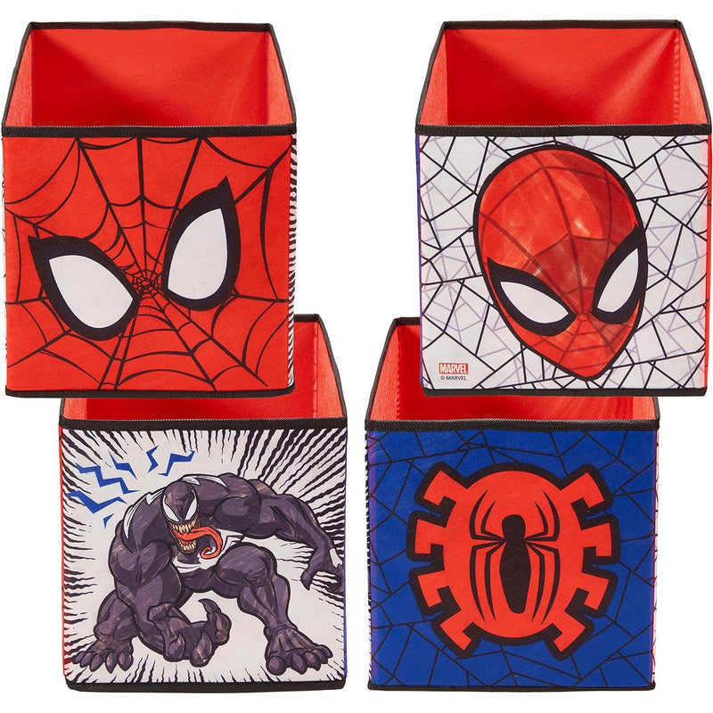 Hello Home Spiderman Kids Cube Toy Storage Boxes