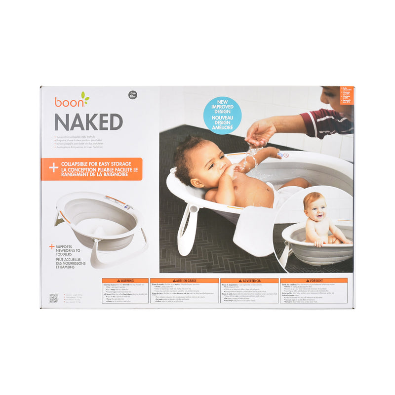 Tomy Boon Naked Collapsible Bathtub Grey