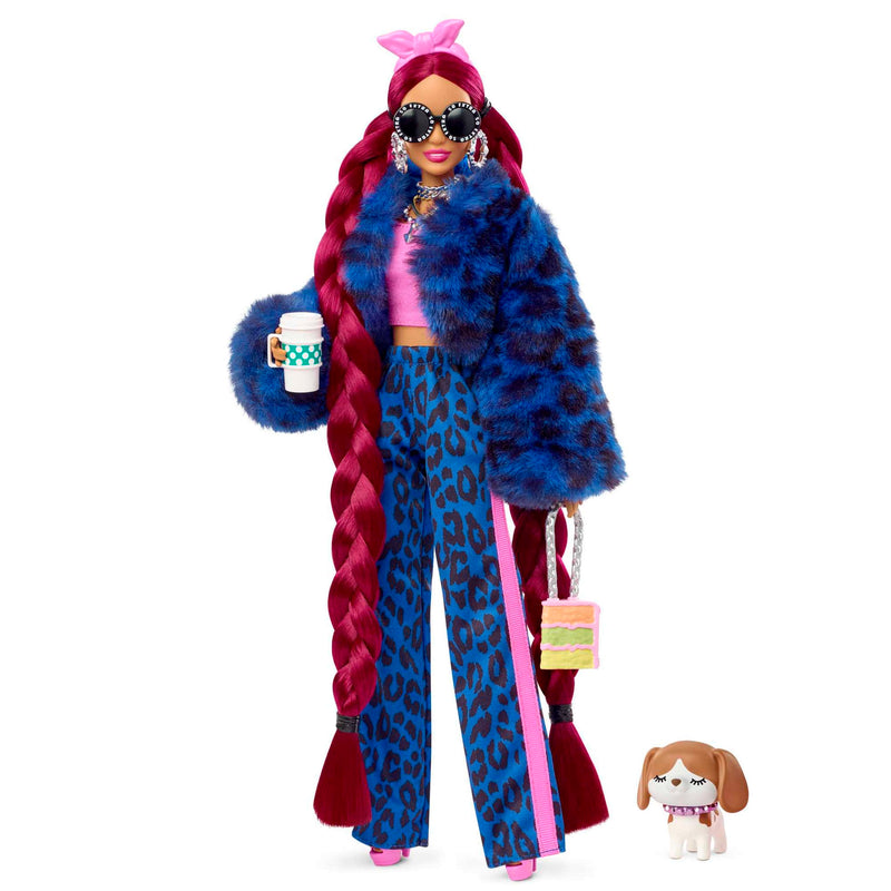 Barbie Extra Doll - Dark Blue Coat