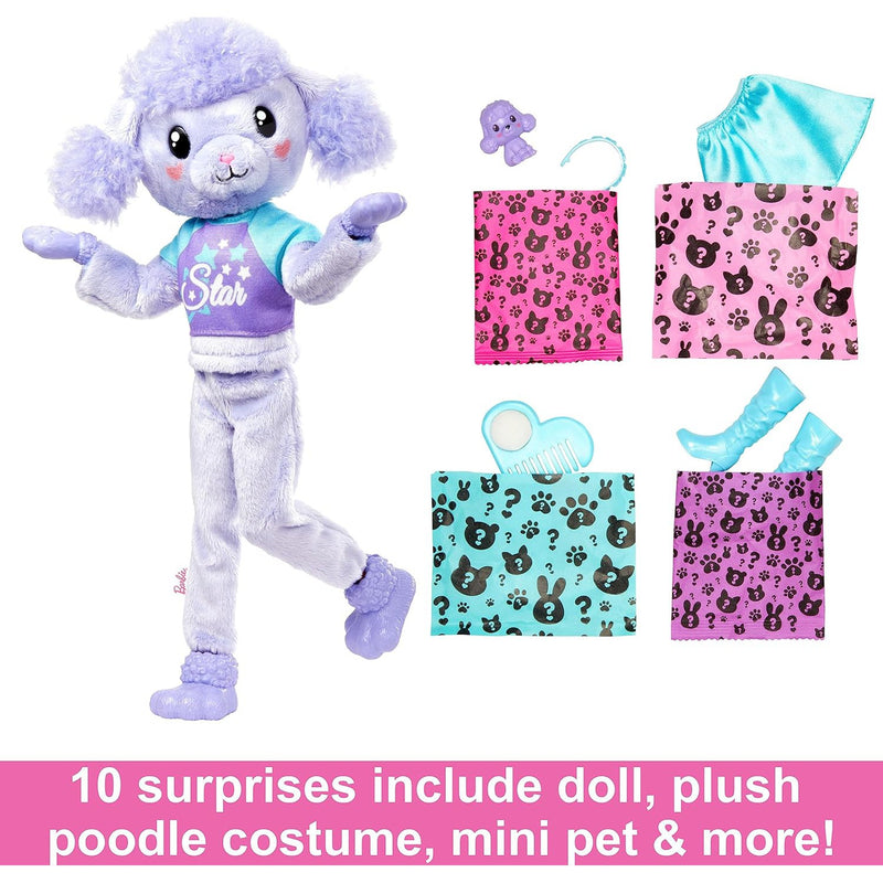 Barbie Cutie Reveal Puppy Series Doll Poodle