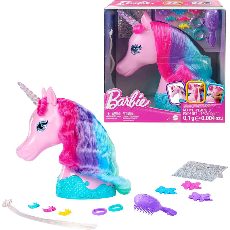 Barbie Unicorn Styling Head with Styling Accessories