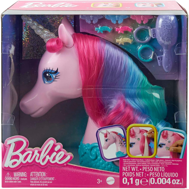 Barbie Unicorn Styling Head with Styling Accessories