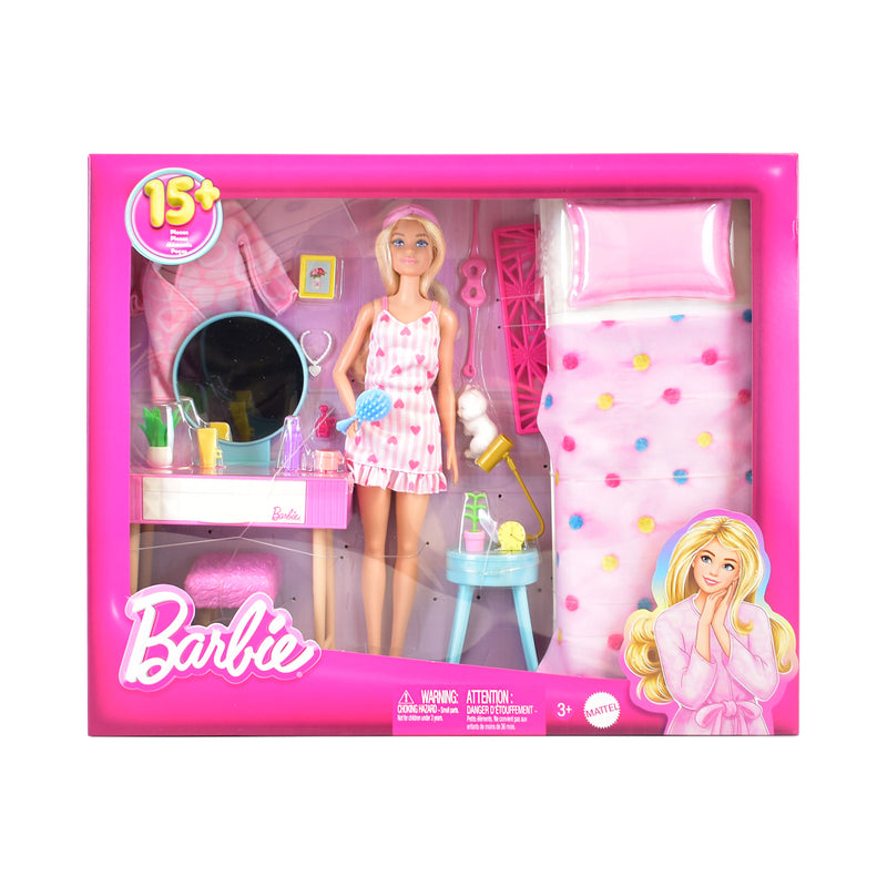 Barbie Doll & Bedroom Playset