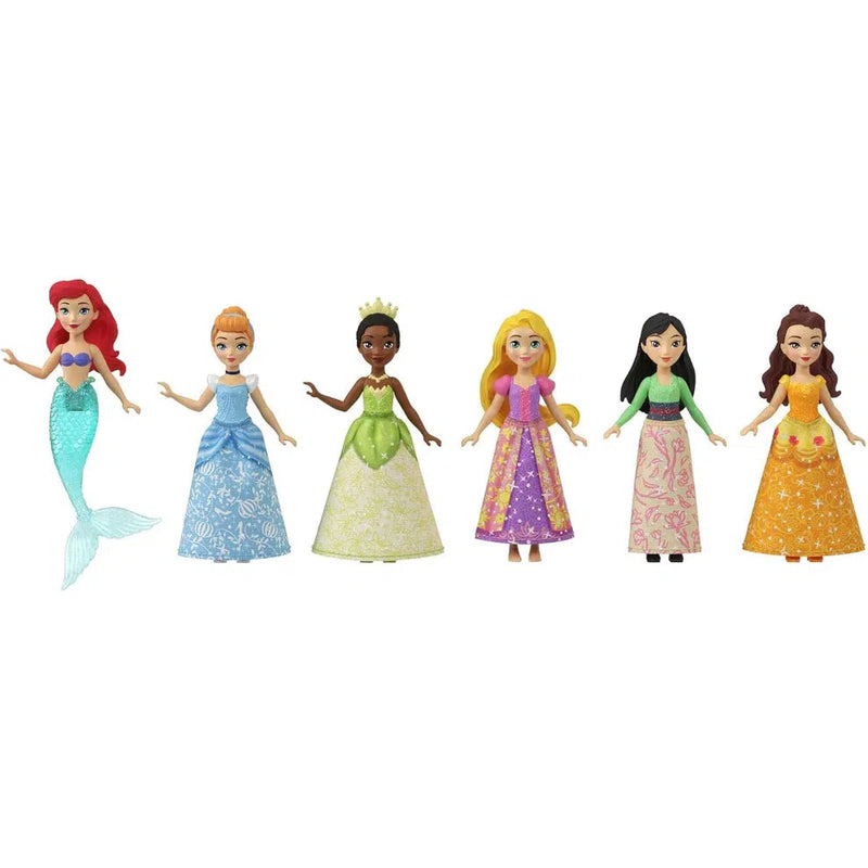 Disney Princess Celebration Pack 6 Posable Dolls & Accessories