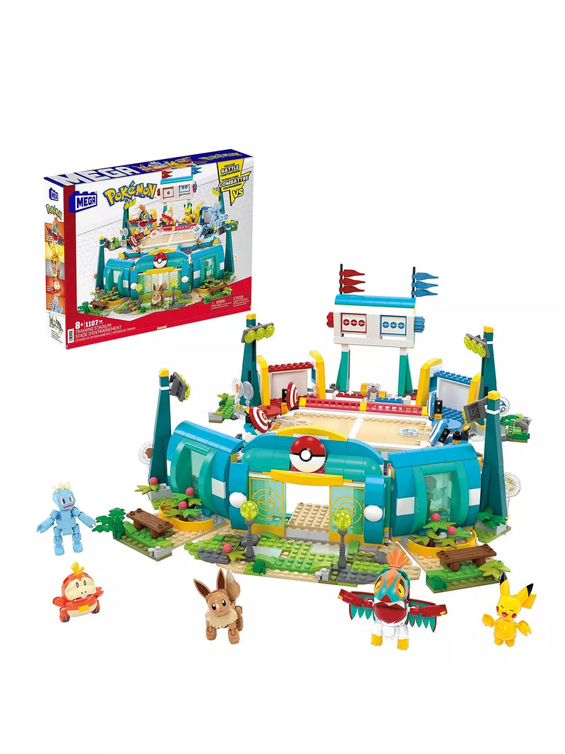 Mega Pokémon Training Stadium 1107 Piece Construction Set