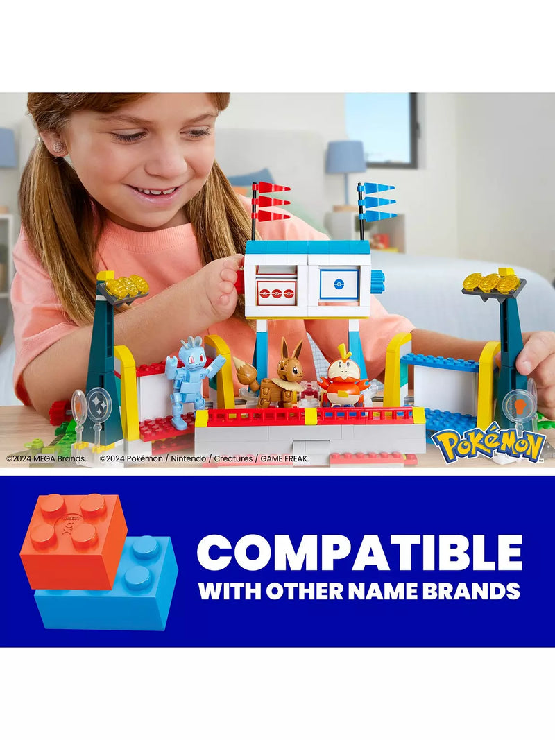 Mega Pokémon Training Stadium 1107 Piece Construction Set