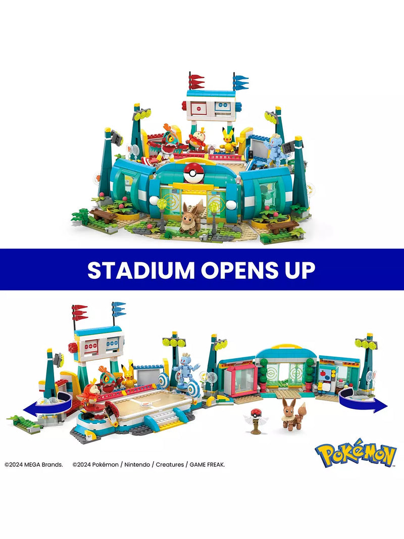 Mega Pokémon Training Stadium 1107 Piece Construction Set