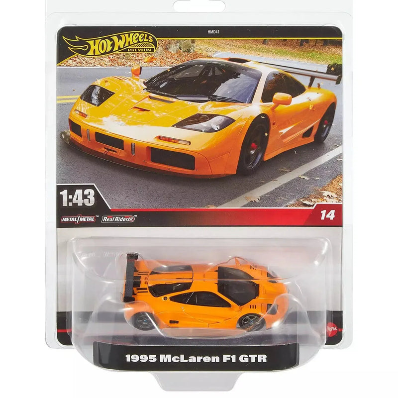 Hot Wheels Premium 1:43 McLaren F1 GTR Collectors Edition Die-cast Car