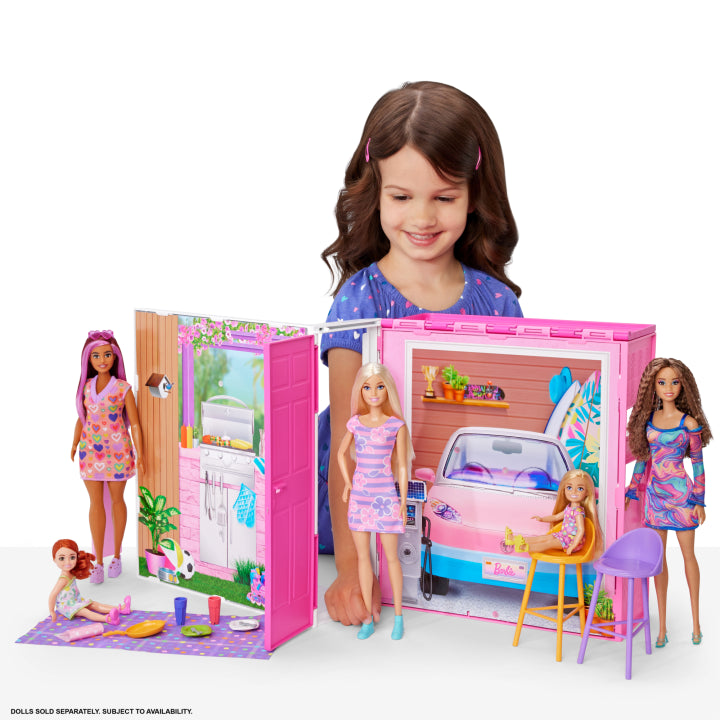 Barbie Getaway House & Doll Playset