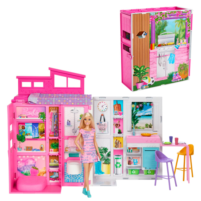 Barbie Getaway House & Doll Playset