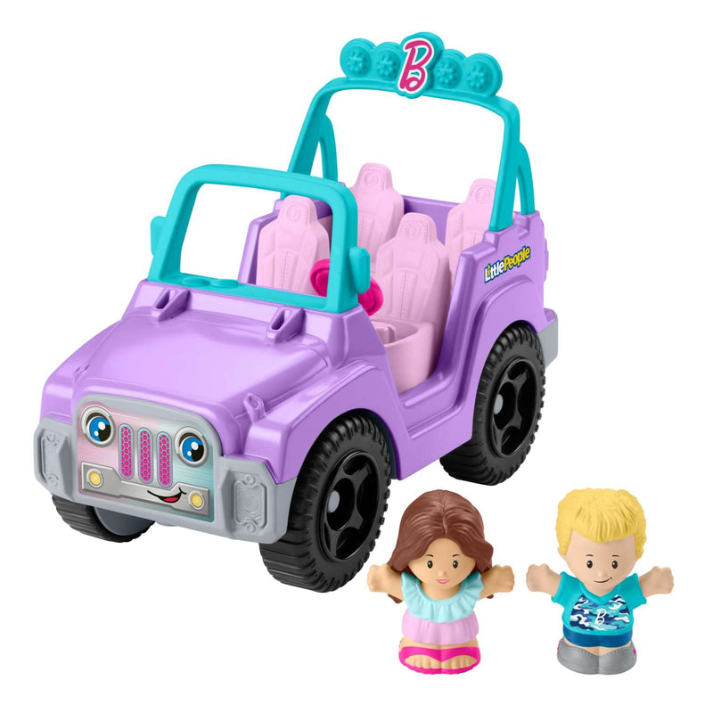 Fisher-Price Little People Barbie Beach Cruiser Toy Car & Figures