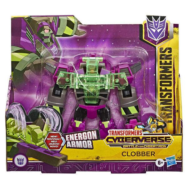 Transformers Cyberverse Ultra Class CLOBBER Figure with Energon Armour