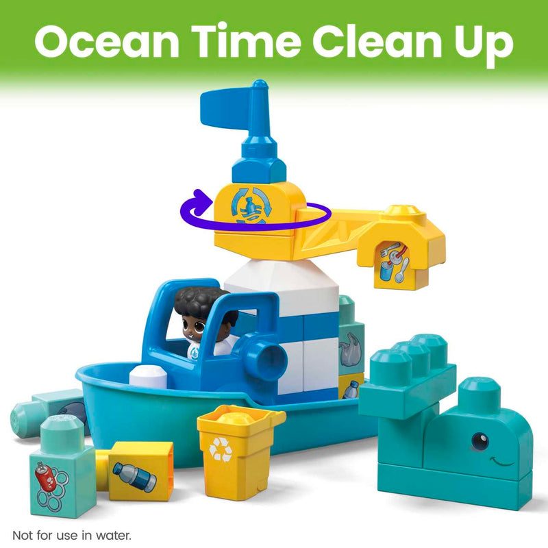 Mega Bloks Green Town Ocean Time Clean Up
