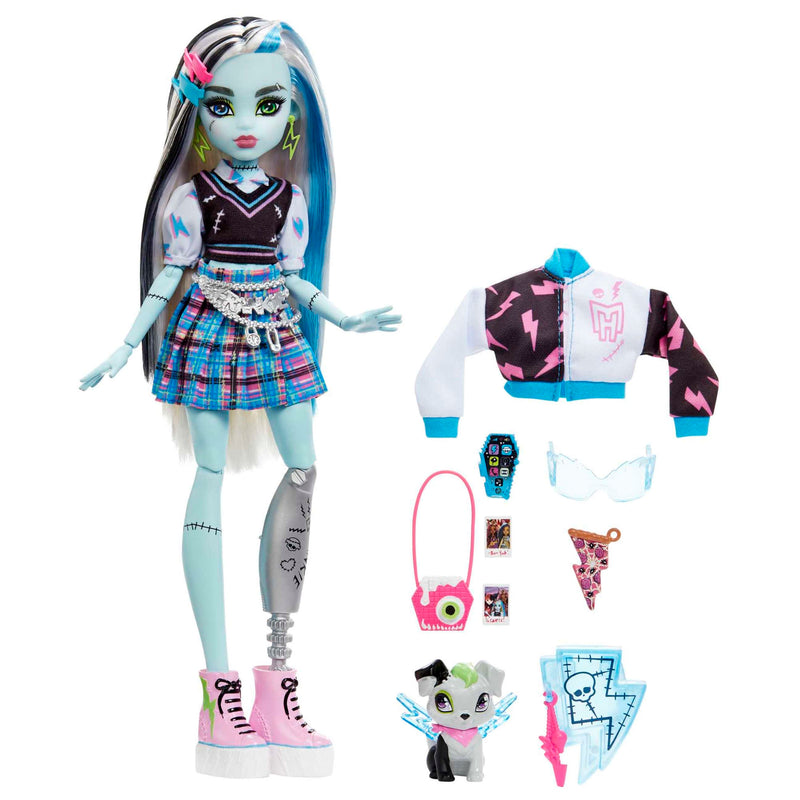 Monster High Frankie Stein & Watzie Doll Playset