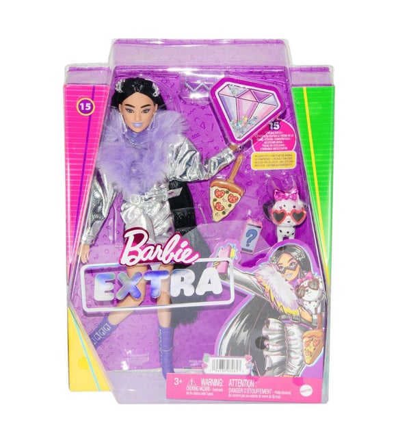 Barbie Extra Doll - Silver Coat