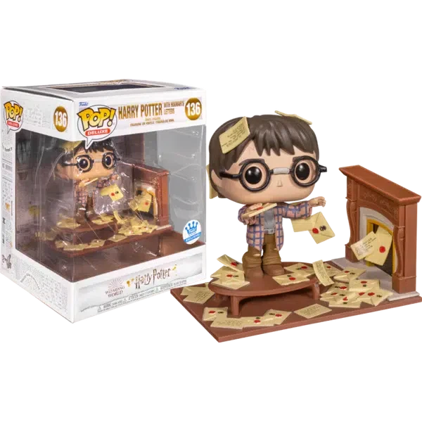 Funko POP! Deluxe Harry Potter Anniversary: Harry with Hogwarts Letters