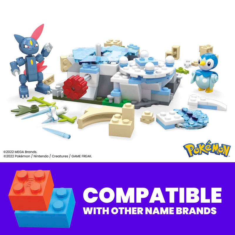Mega Bloks Pokemon Piplup and Sneasel's Snow Day