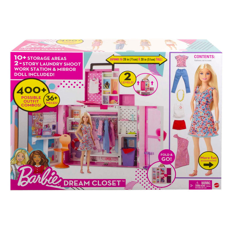 Barbie Dream Closet Doll & Playset