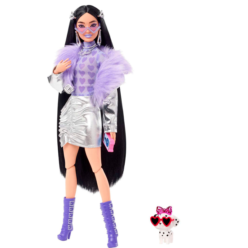 Barbie Extra Doll - Silver Coat