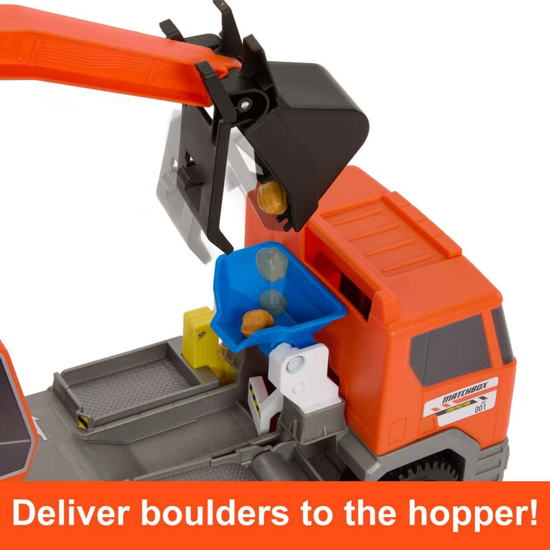 Matchbox Action Drivers Transforming Excavator Playset