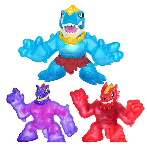 Heroes of Goo Jit Zu Ultra Raptor 3 Pack with Shredz, Blazagon and Dinogoo Tyro