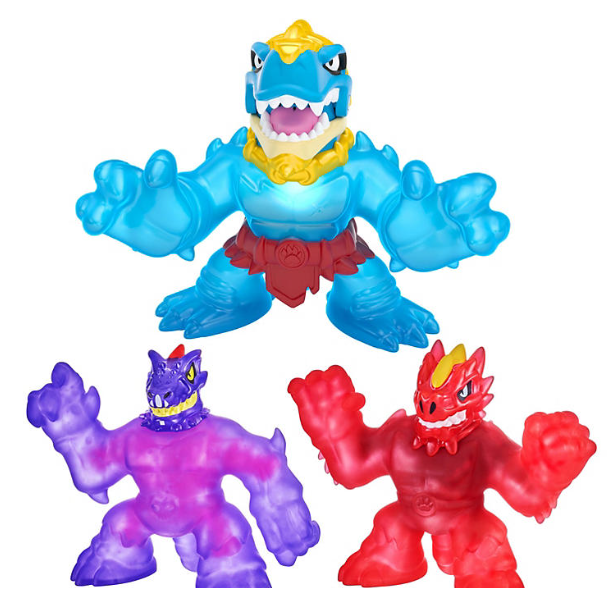 Heroes of Goo Jit Zu Ultra Raptor 3 Pack with Shredz, Blazagon and Dinogoo Tyro