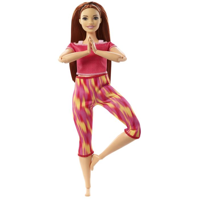 Barbie Made to Move Doll - Red Shirt