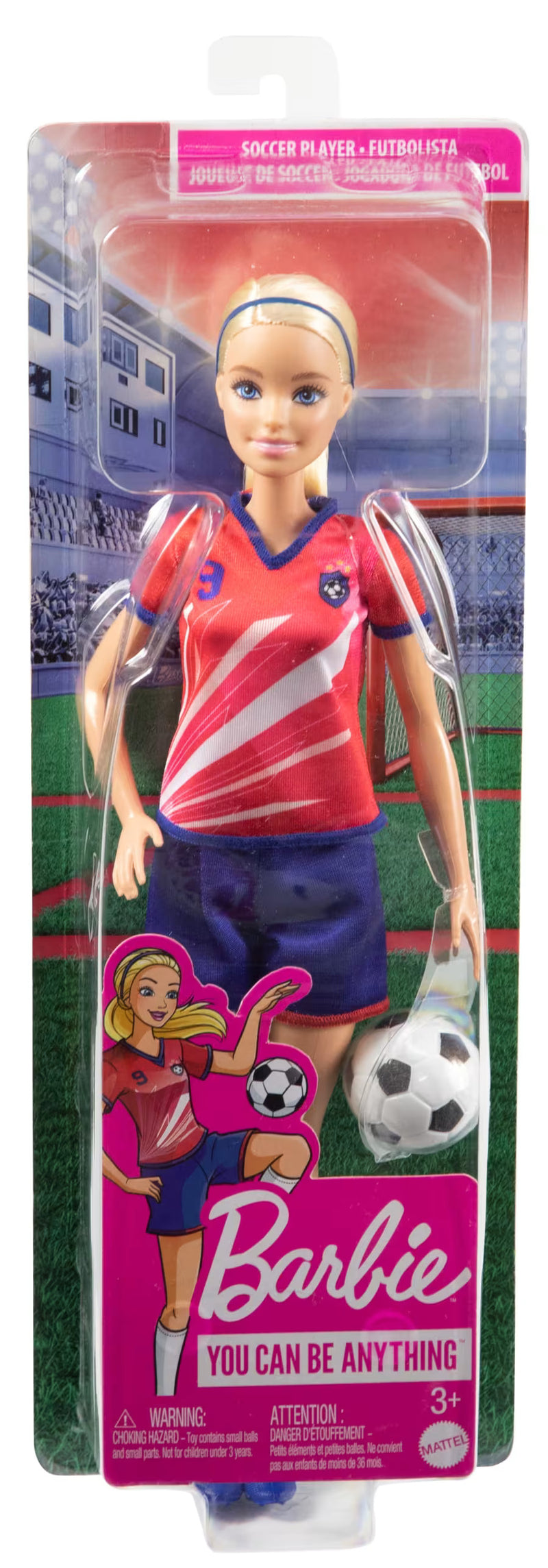 Barbie You Can Be Anything Soccer Doll