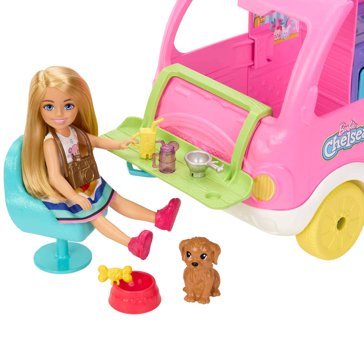 Barbie chelsea camper online