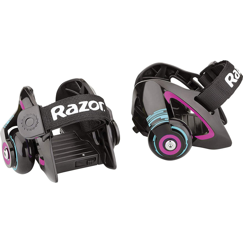 Razor Jetts Black/Purple Heel Wheels
