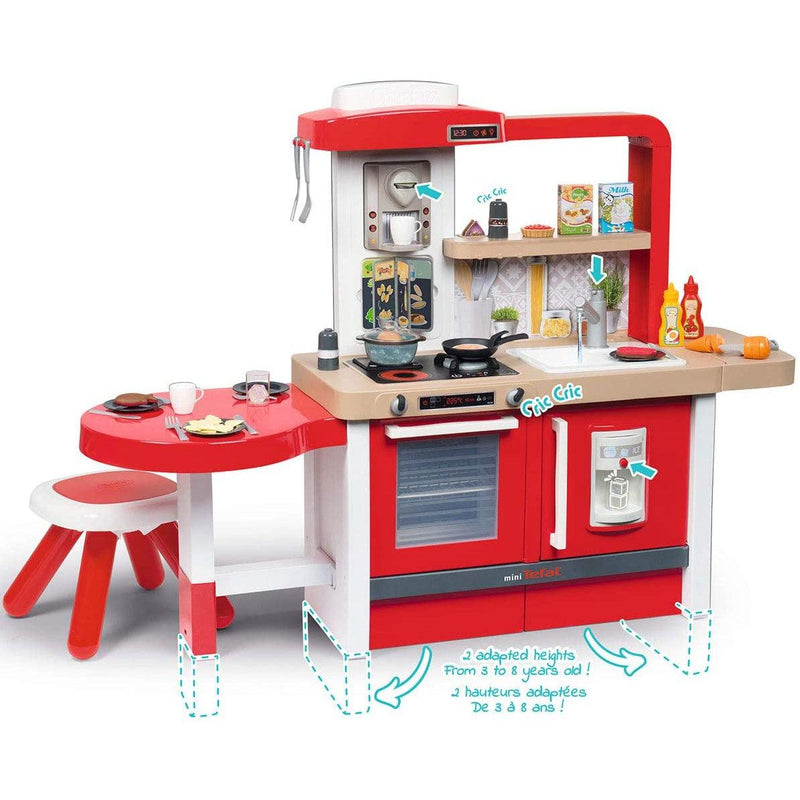 Red Tefal Grand Chef 43pc Large Play Kitchen
