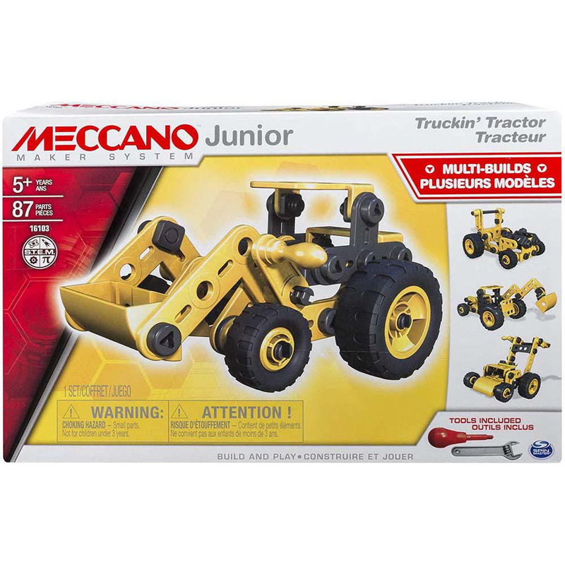 Meccano Junior Truckin Tractor Multi Build Set