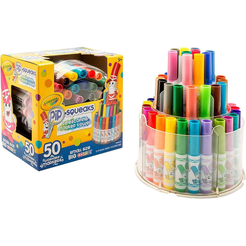  Crayola Pip Squeaks Washable Markers, Mini Markers in Classic  Colors, 8 Count : Toys & Games