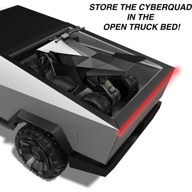 Hot Wheels RC Tesla Cybertruck Radio-Controlled Truck & Cyberquad