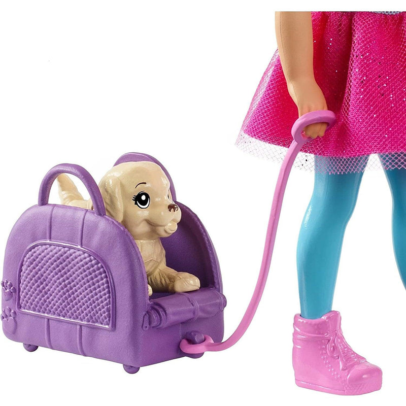 Barbie Daisy Doll and Travel Set with Kitten, Luggage, Guitar and Accessories