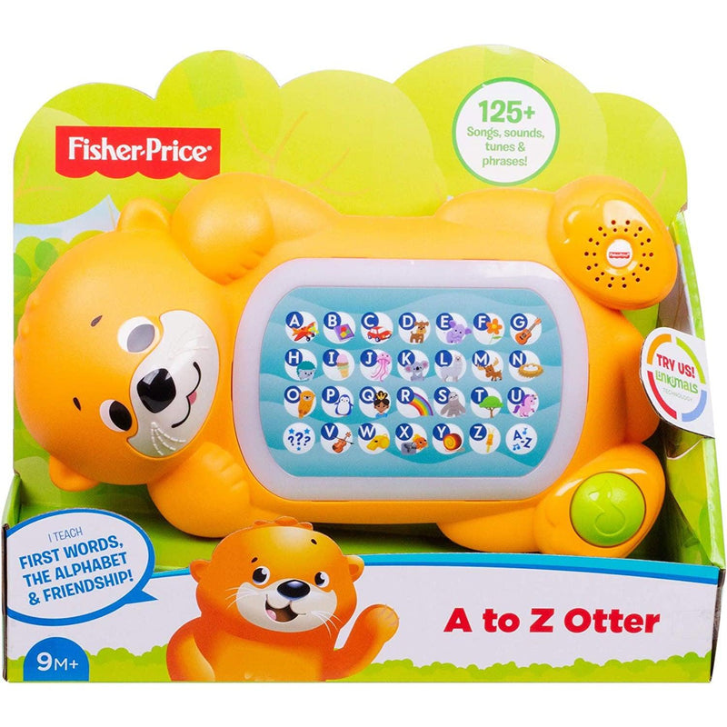 Fisher-Price Linkimals A To Z Otter Interactive Keyboard Baby Toy