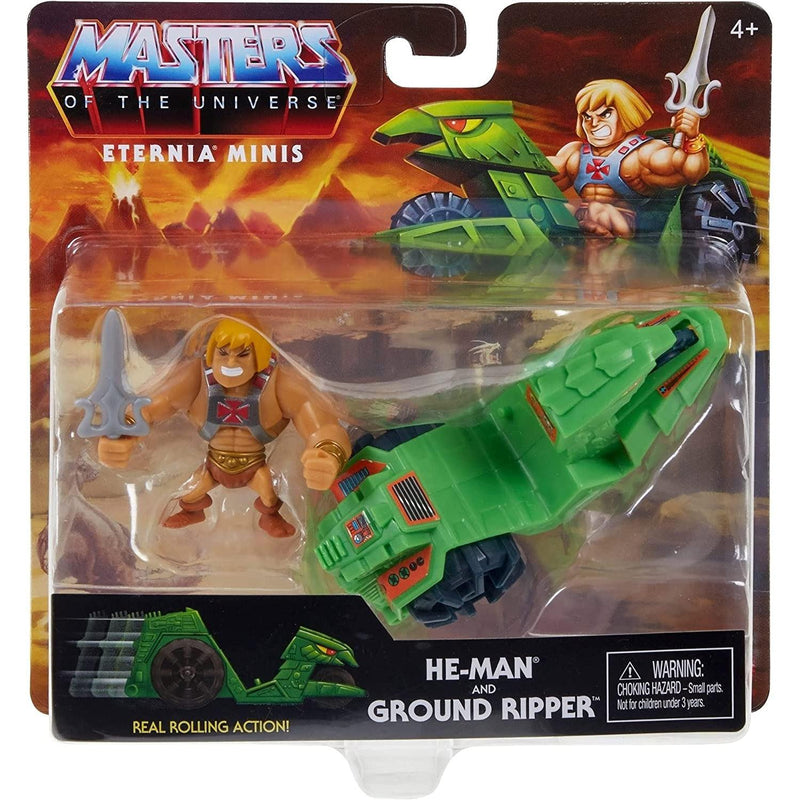 Masters of the Universe Mini Eternia Fig He-Man & Ground Ripper