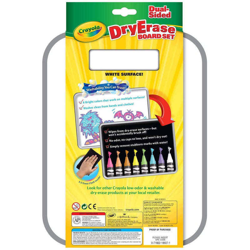 Crayola Dual Sided Dry Erase Board Set