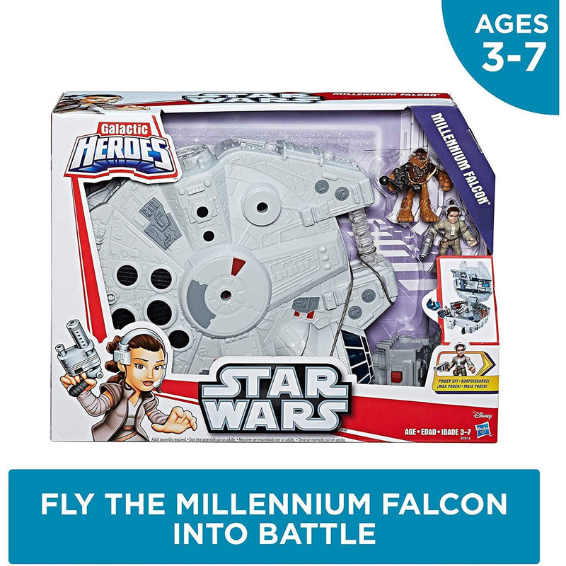 Star Wars Galactic Heroes Millennium Falcon and Figures